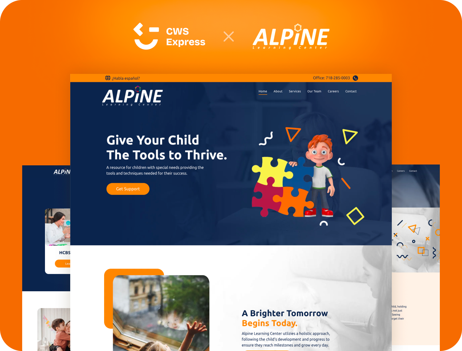 Alpine Learning Center website preview
