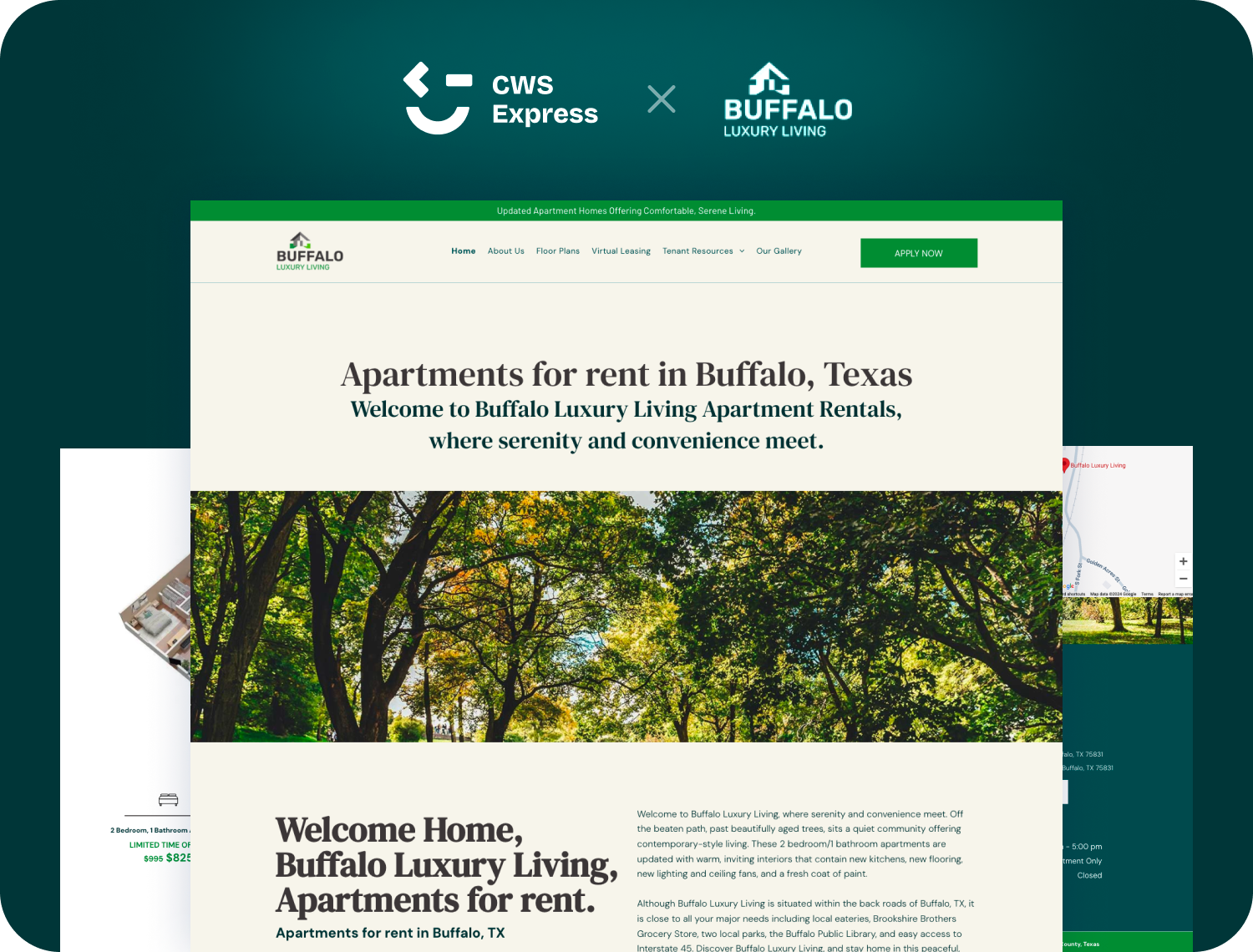 Buffalo Luxury Living website preview