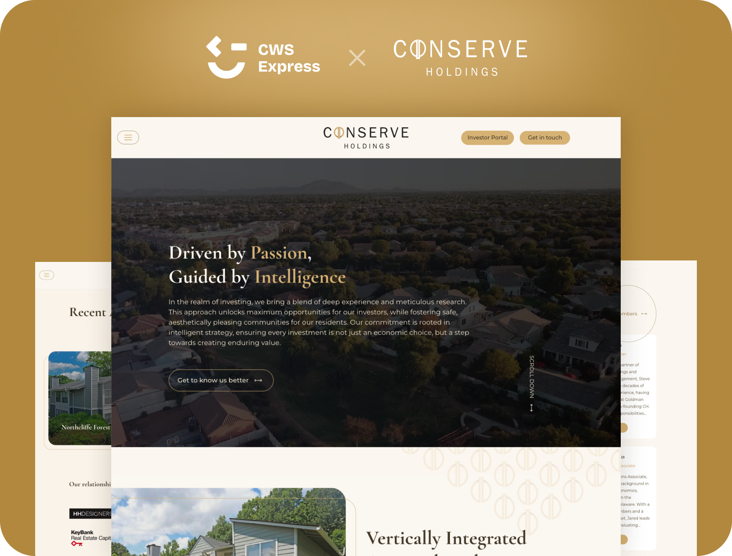 Conserve Holdings website preview