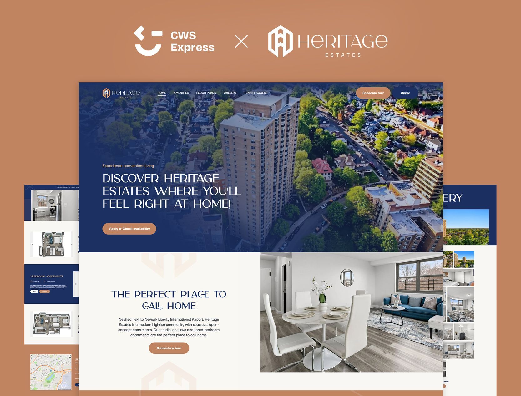 Heritage Estates website preview