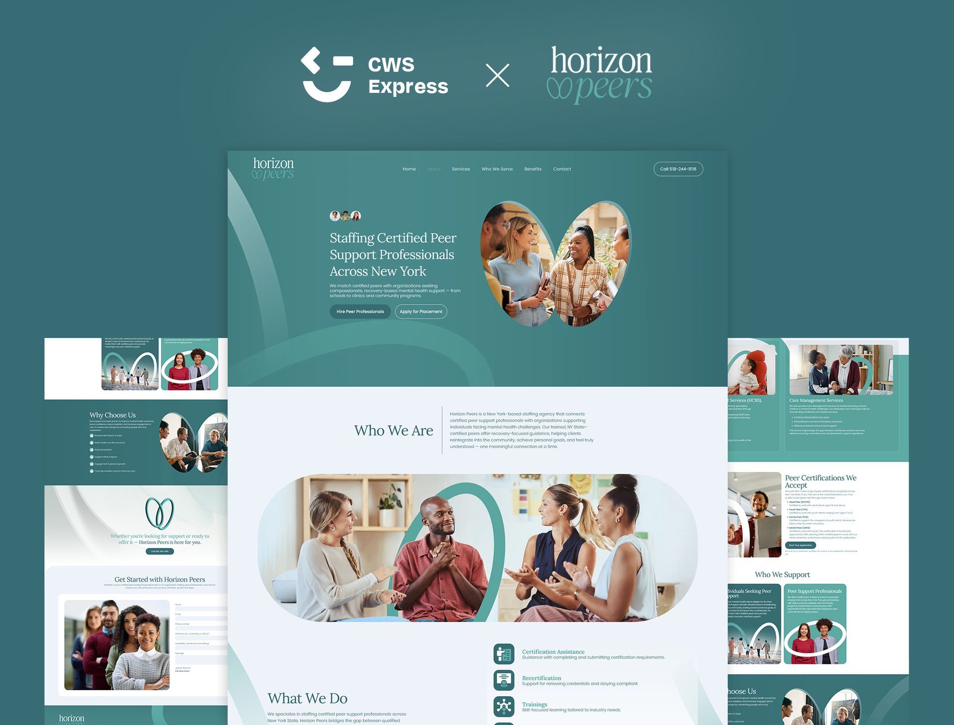 Horizon Peers website preview