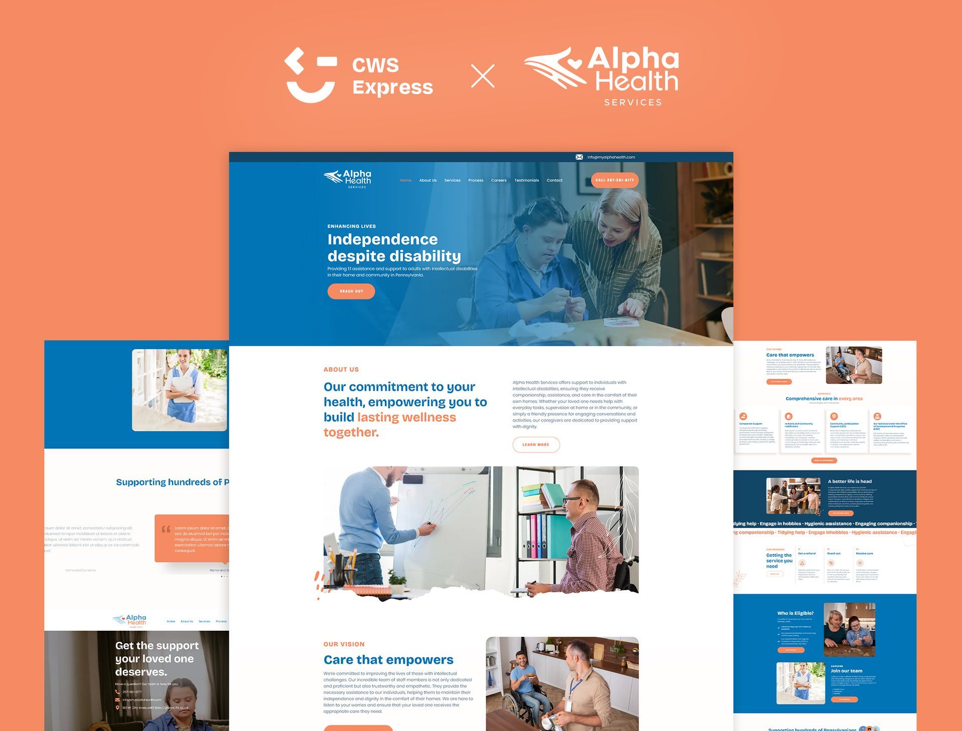My Alpha Health website preview