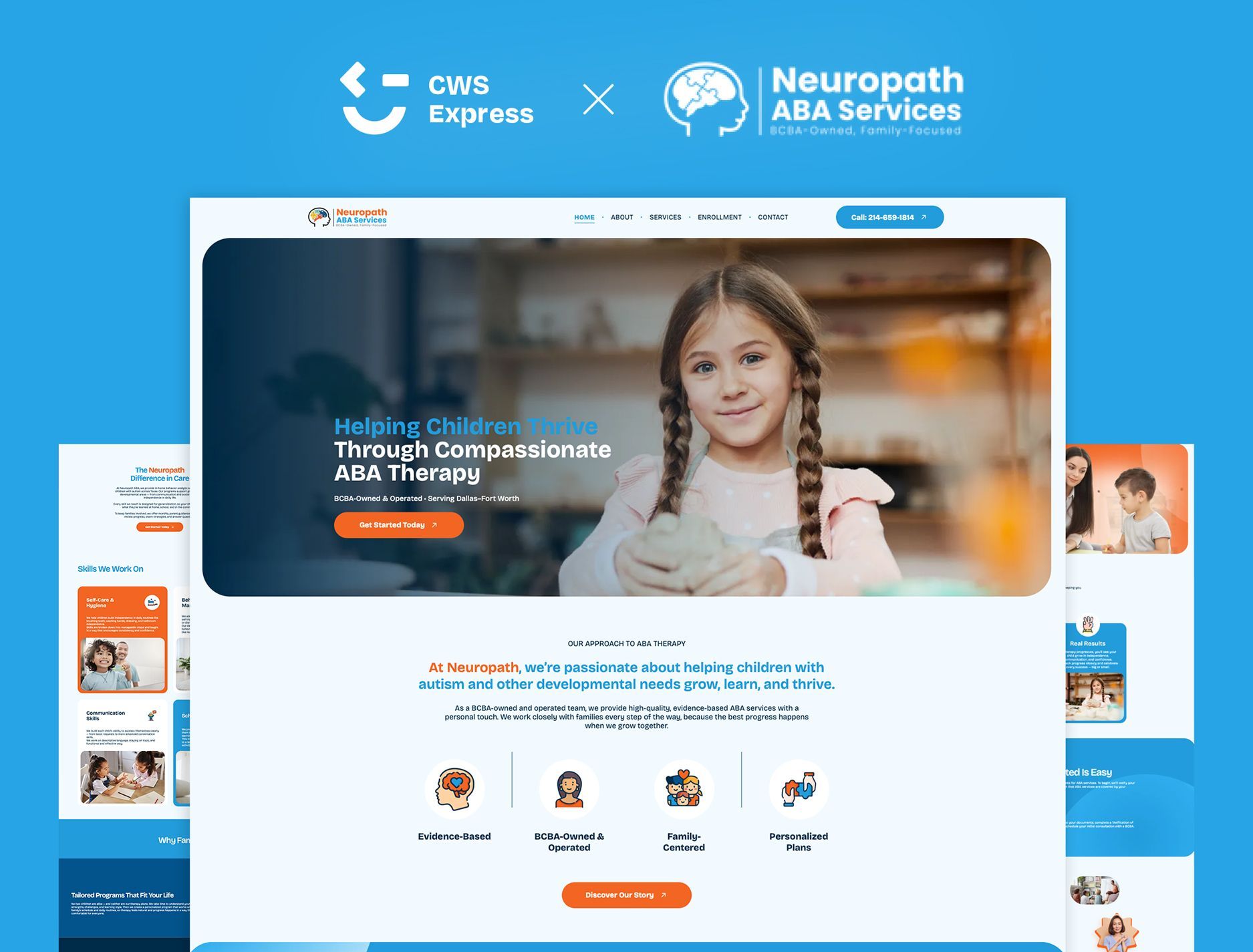 Neuropath ABA Services website preview