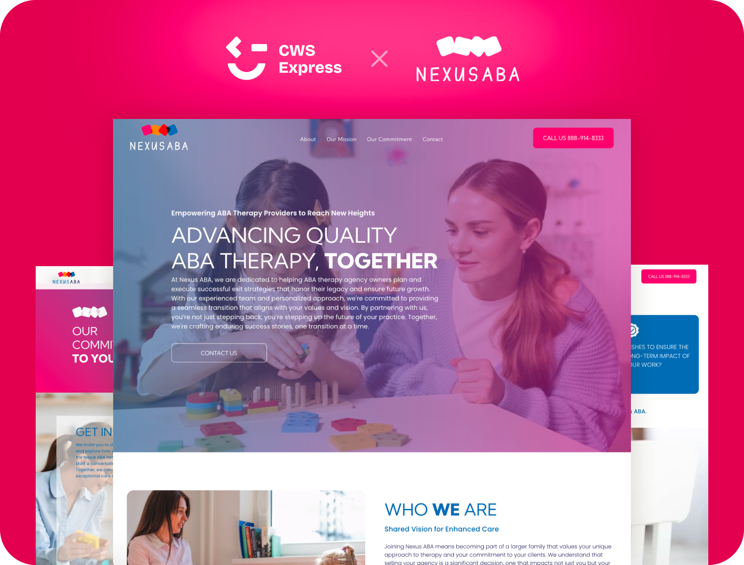 Nexus ABA website preview