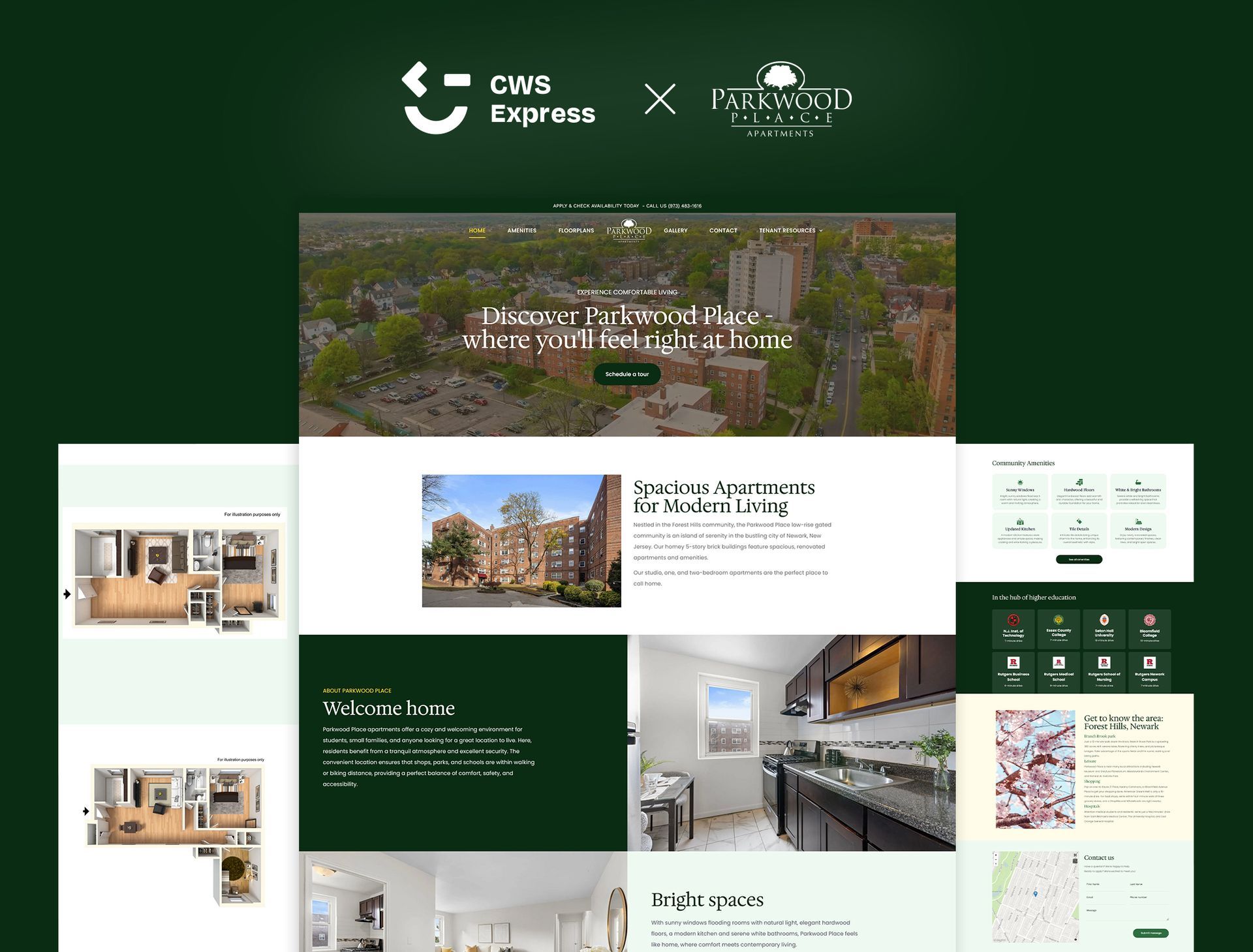 Park Wood NJ website preview