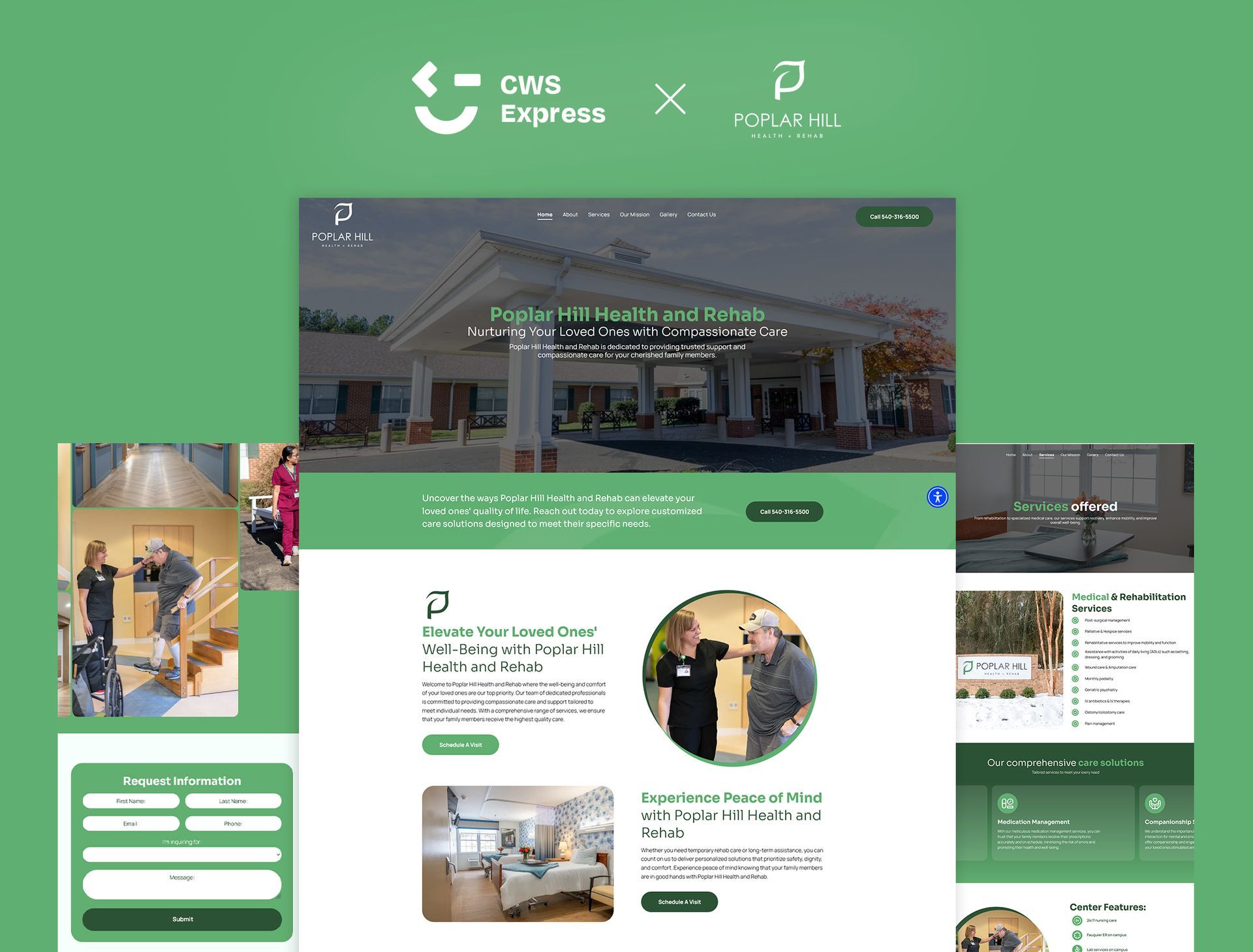 Poplar Hill website preview