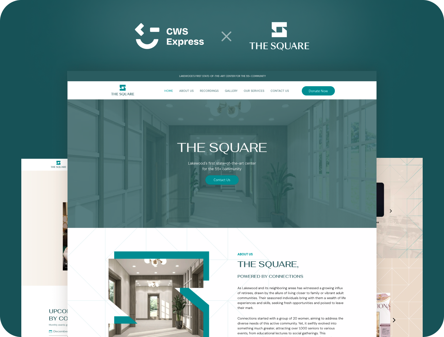 The Lakewoods Square website preview