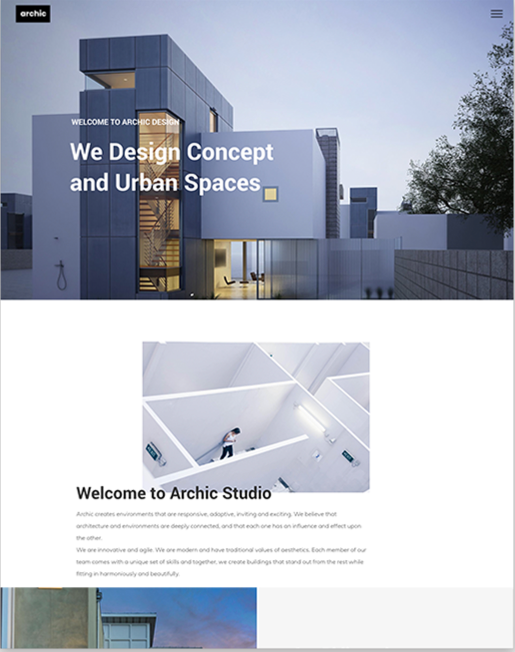 Real Estate template preview